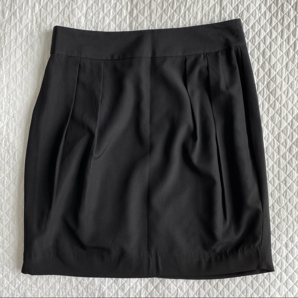 Pleated Back Zip Tulip Skirt, Banana Republic, 2
